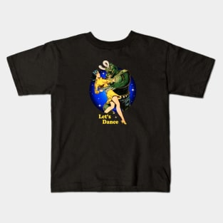 Vintage Alien Monster Dance Kids T-Shirt